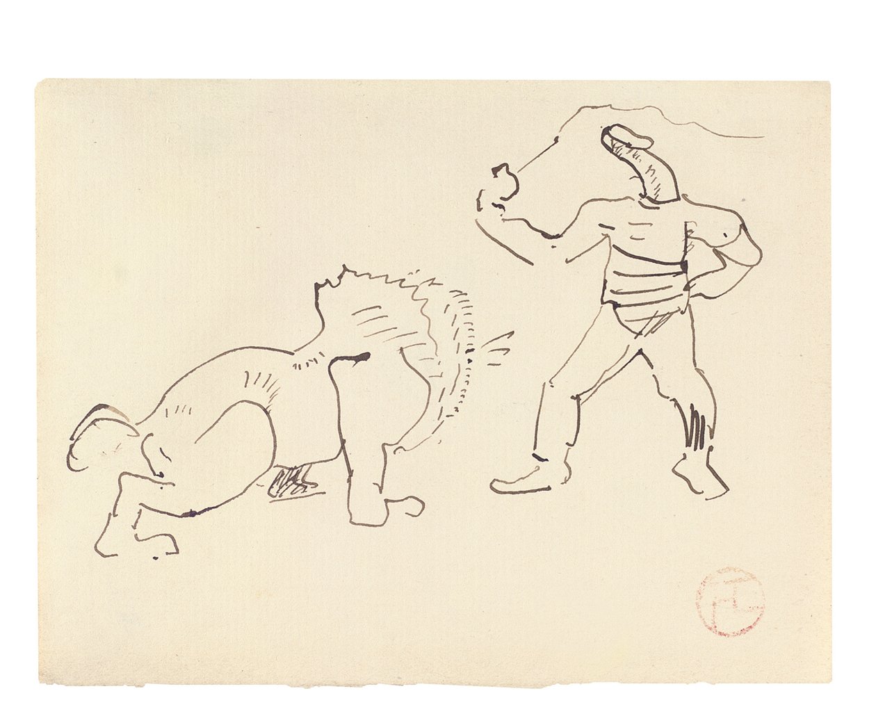 Kesyttäjä, n. 1888 tekijältä Henri de Toulouse Lautrec