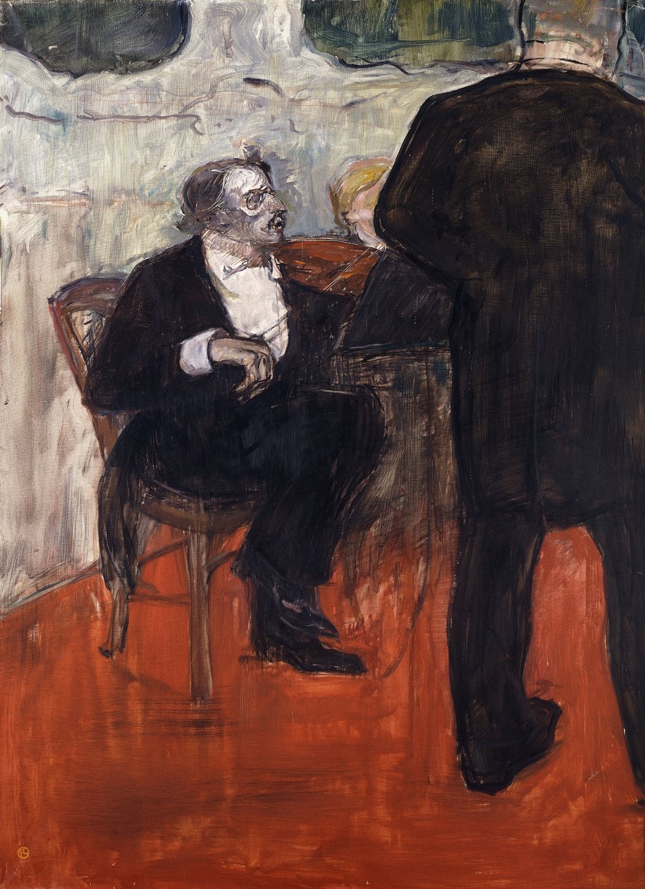 Viulisti Dancla; Le Violiniste Dancla, 1900 tekijältä Henri de Toulouse Lautrec