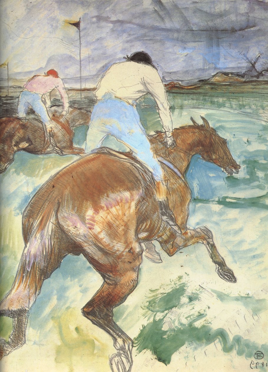 Jokkis luonnollisessa ympäristössään tekijältä Henri de Toulouse Lautrec