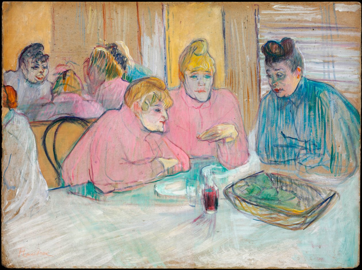 Nämä naiset ruokasalissa, 1893-94 tekijältä Henri de Toulouse Lautrec