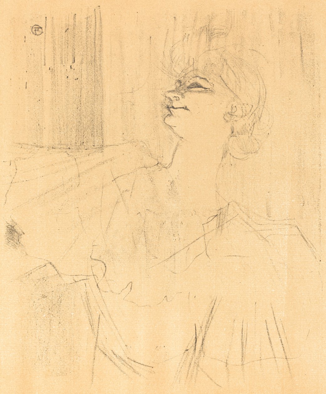 Menilmontantille Bruantista (A Ménilmontant, de Bruant) tekijältä Henri de Toulouse Lautrec