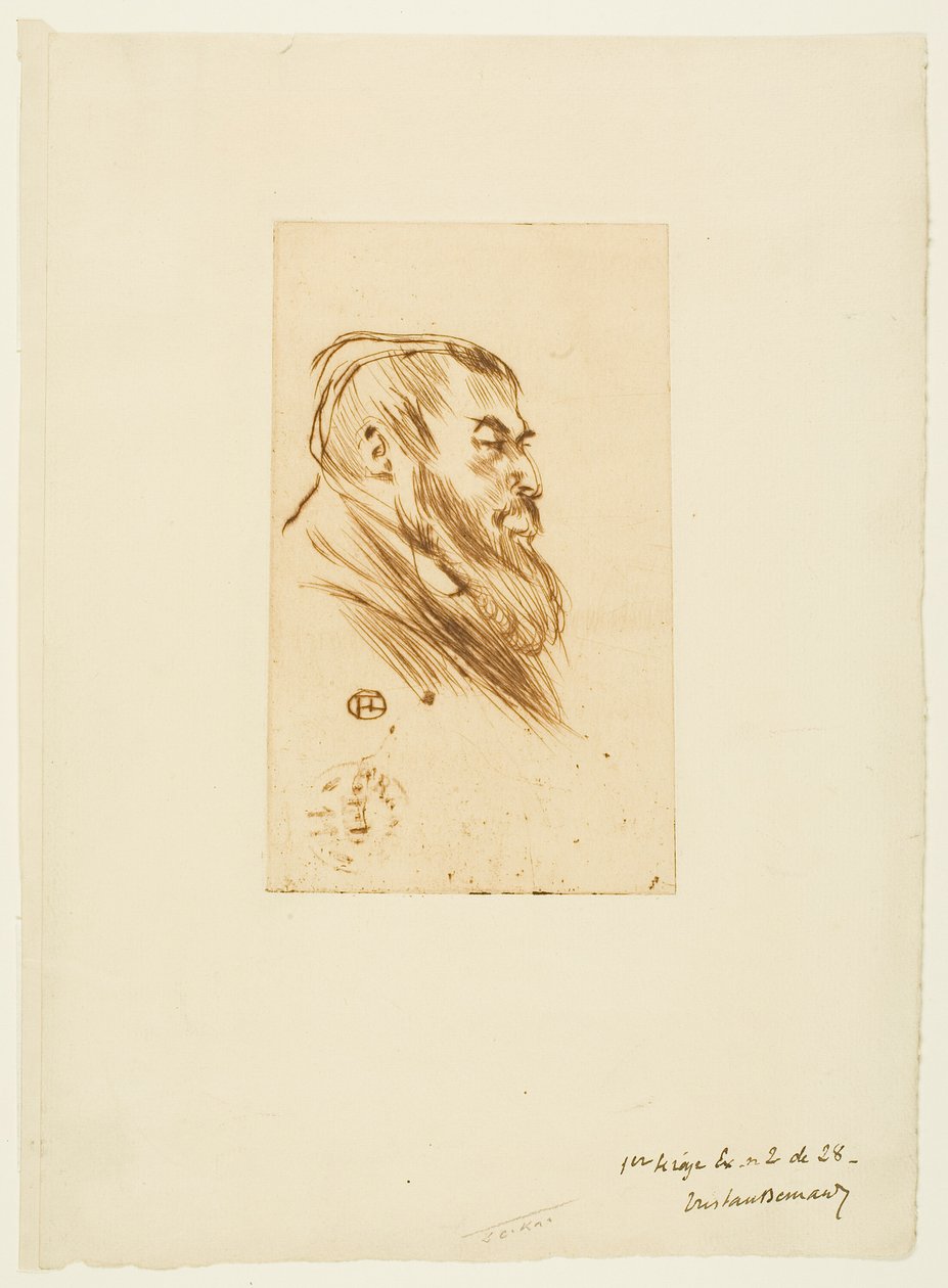 Tristan Bernard tekijältä Henri de Toulouse Lautrec