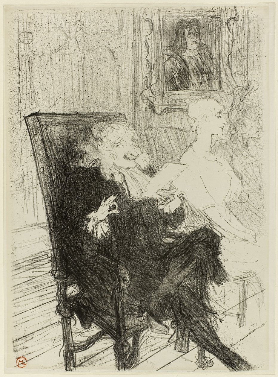Truffier ja Moreno kirjassa Learned Women tekijältä Henri de Toulouse Lautrec