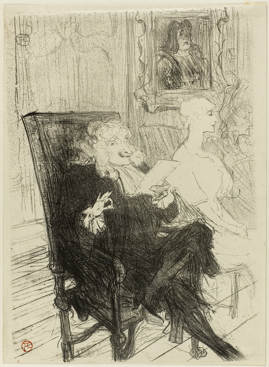Truffier ja Moreno kirjassa Learned Women tekijältä Henri de Toulouse Lautrec