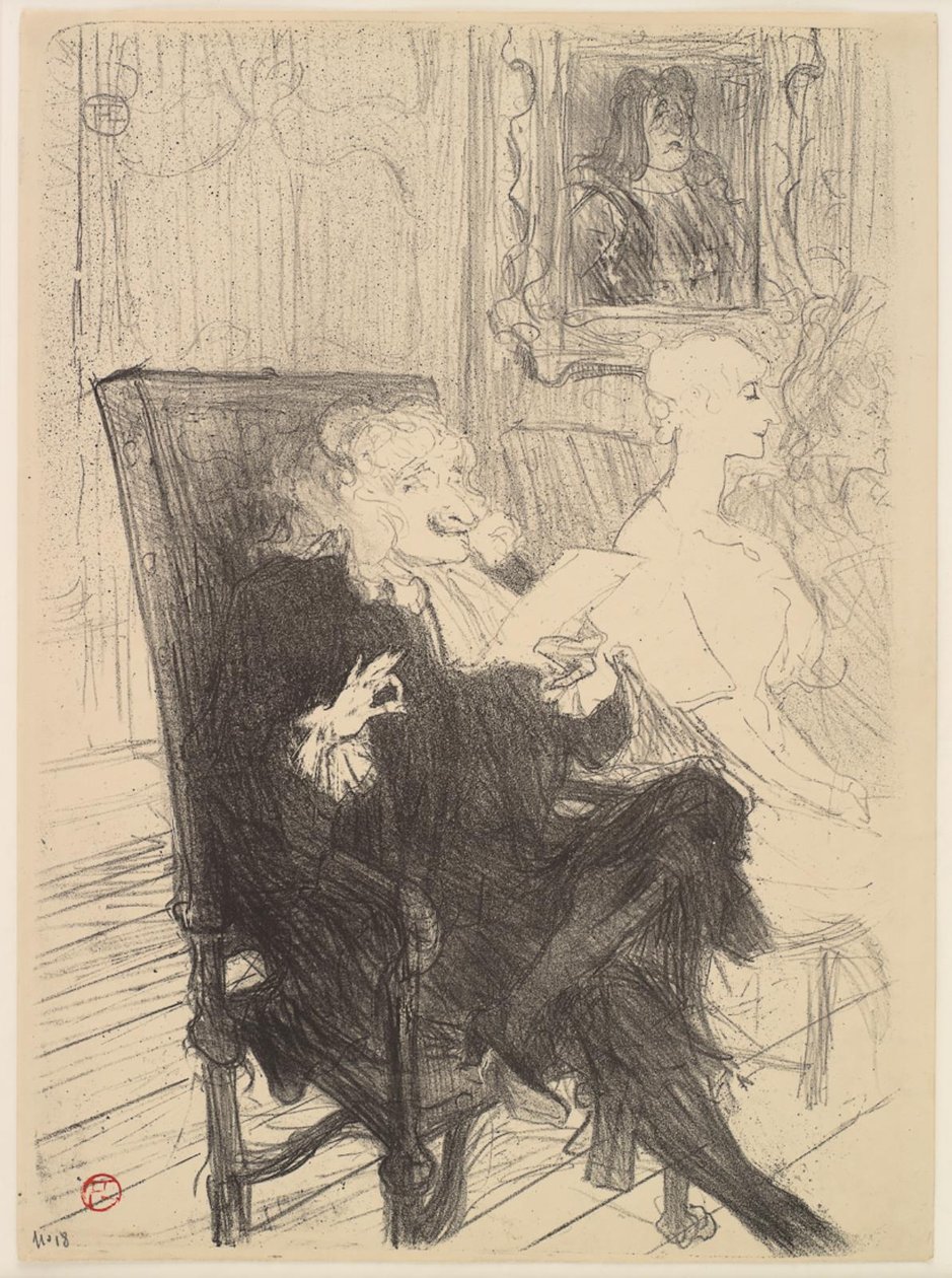 Truffier ja Moreno kirjassa Learned Women tekijältä Henri de Toulouse Lautrec