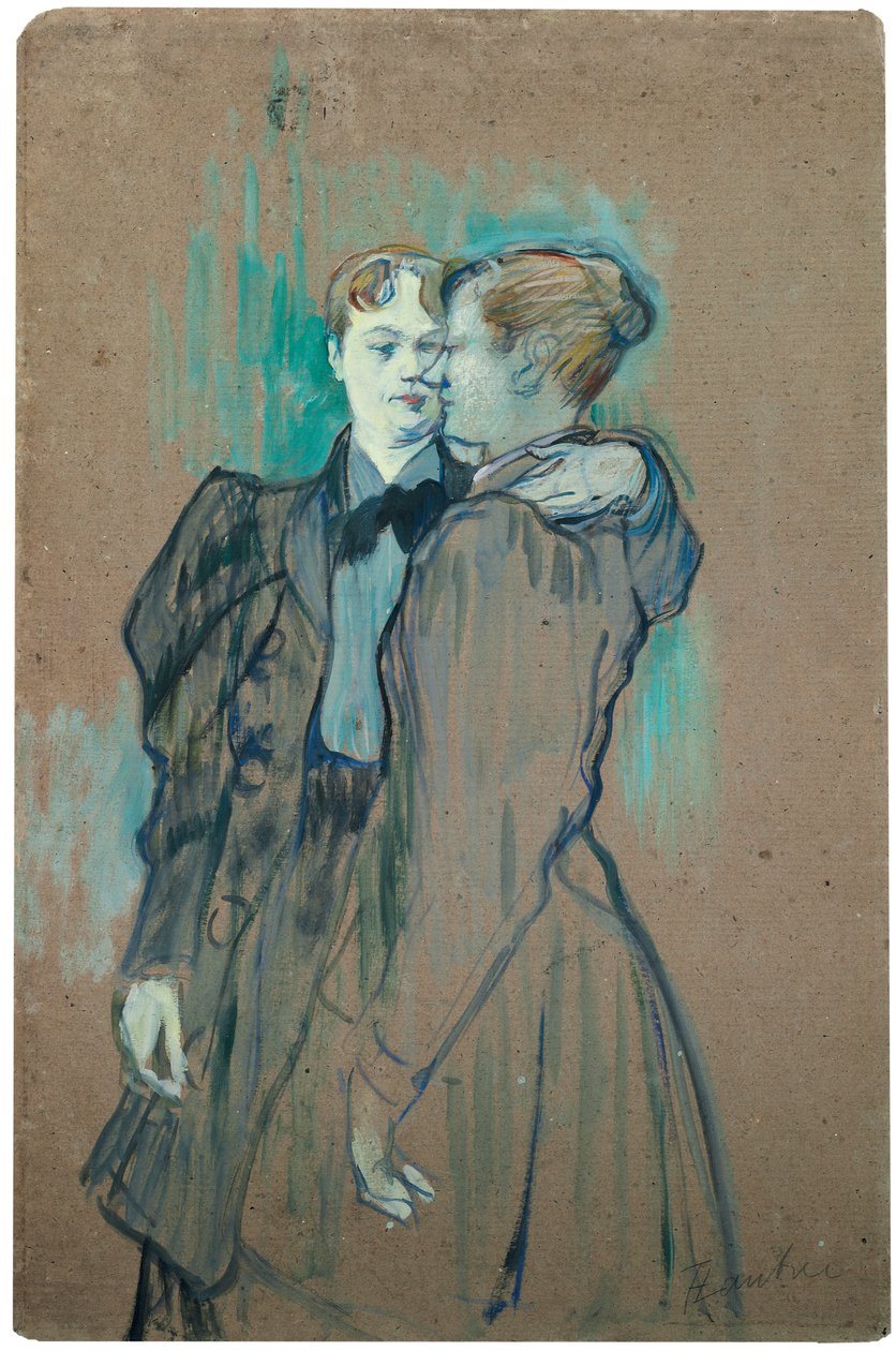 Kaksi naista valssi; Kaksi valssi naista, 1894 tekijältä Henri de Toulouse Lautrec