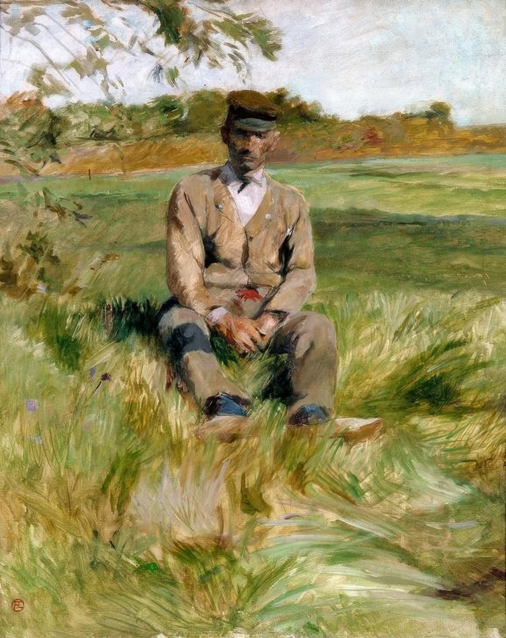 Un travailleur à Céleyran tekijältä Henri de Toulouse Lautrec