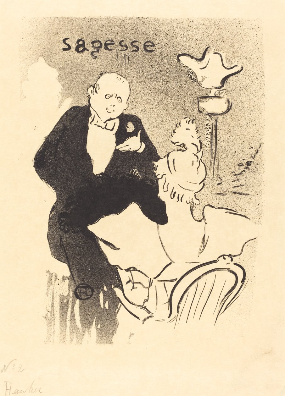 Wisdom Wisdom, 1893. tekijältä Henri de Toulouse Lautrec