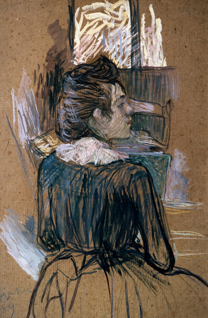 Nainen ikkunassa, 1889. tekijältä Henri de Toulouse Lautrec