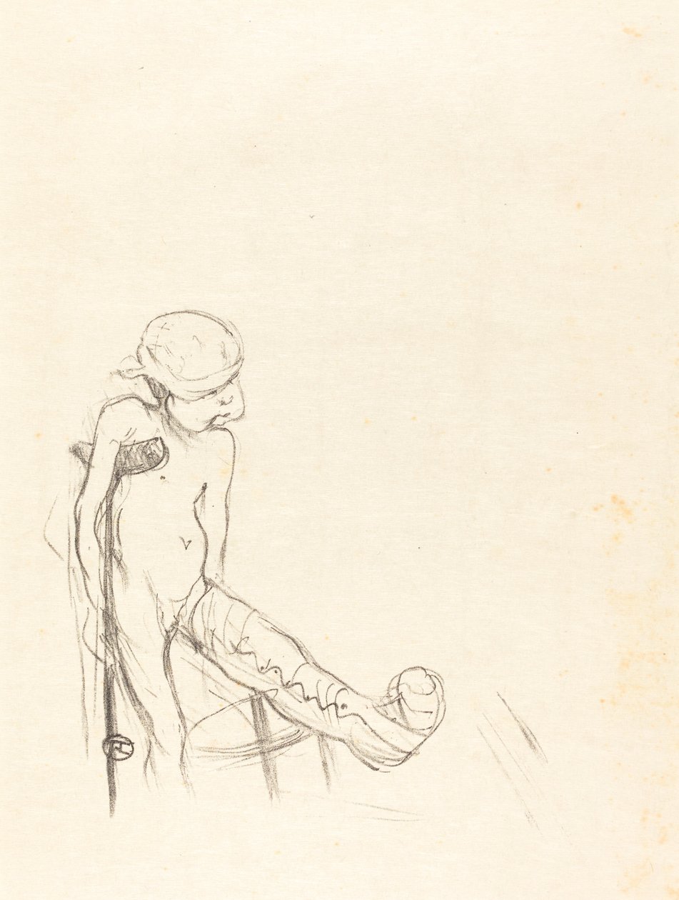 Haavoittunut Eros (Eros vanné) tekijältä Henri de Toulouse Lautrec