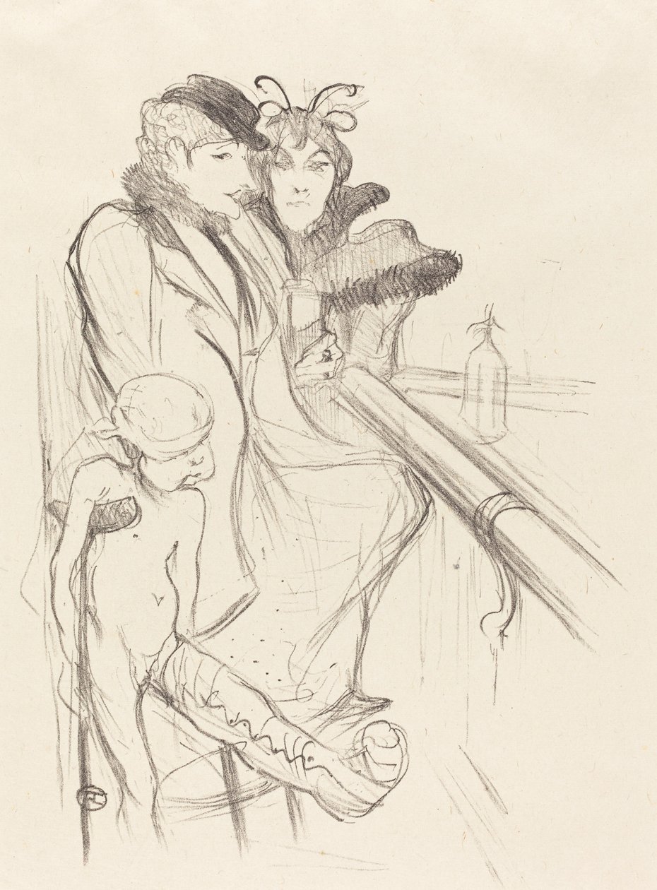 Haavoittunut Eros Eros vanné, 1894. tekijältä Henri de Toulouse Lautrec