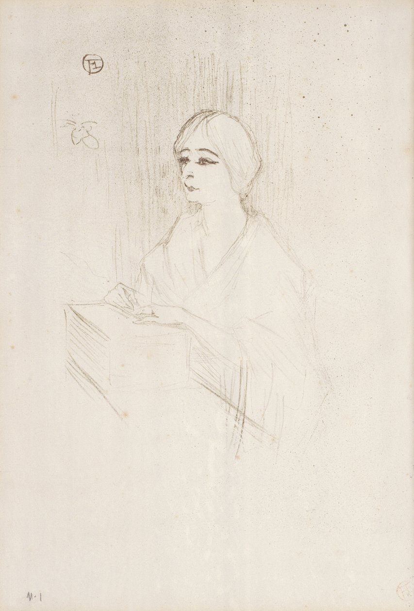 Yahne laatikossaan, 1895 tekijältä Henri de Toulouse Lautrec