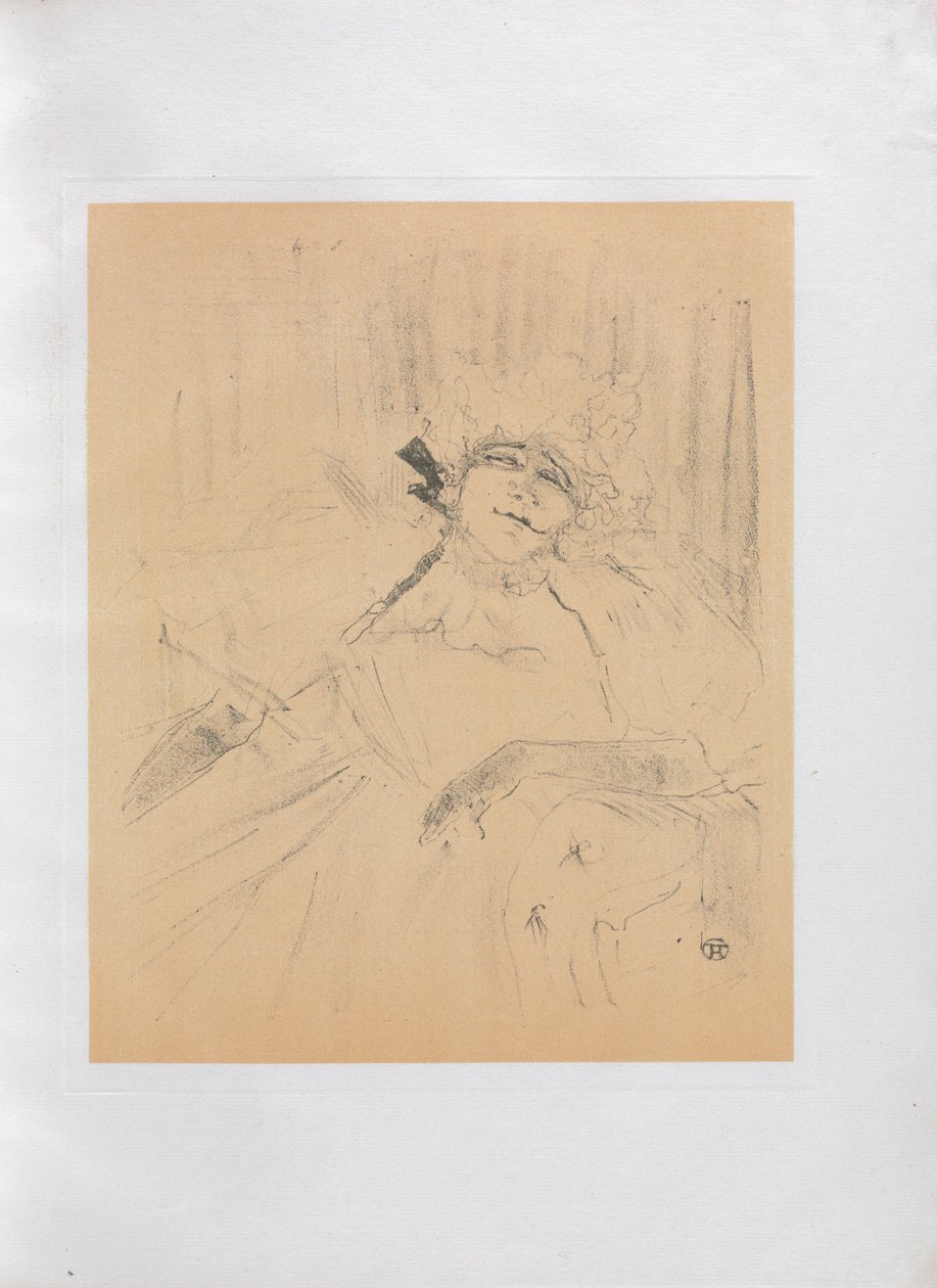 Yvette Guilbert-englanninkielinen sarja: Old Song, 1898. tekijältä Henri de Toulouse Lautrec