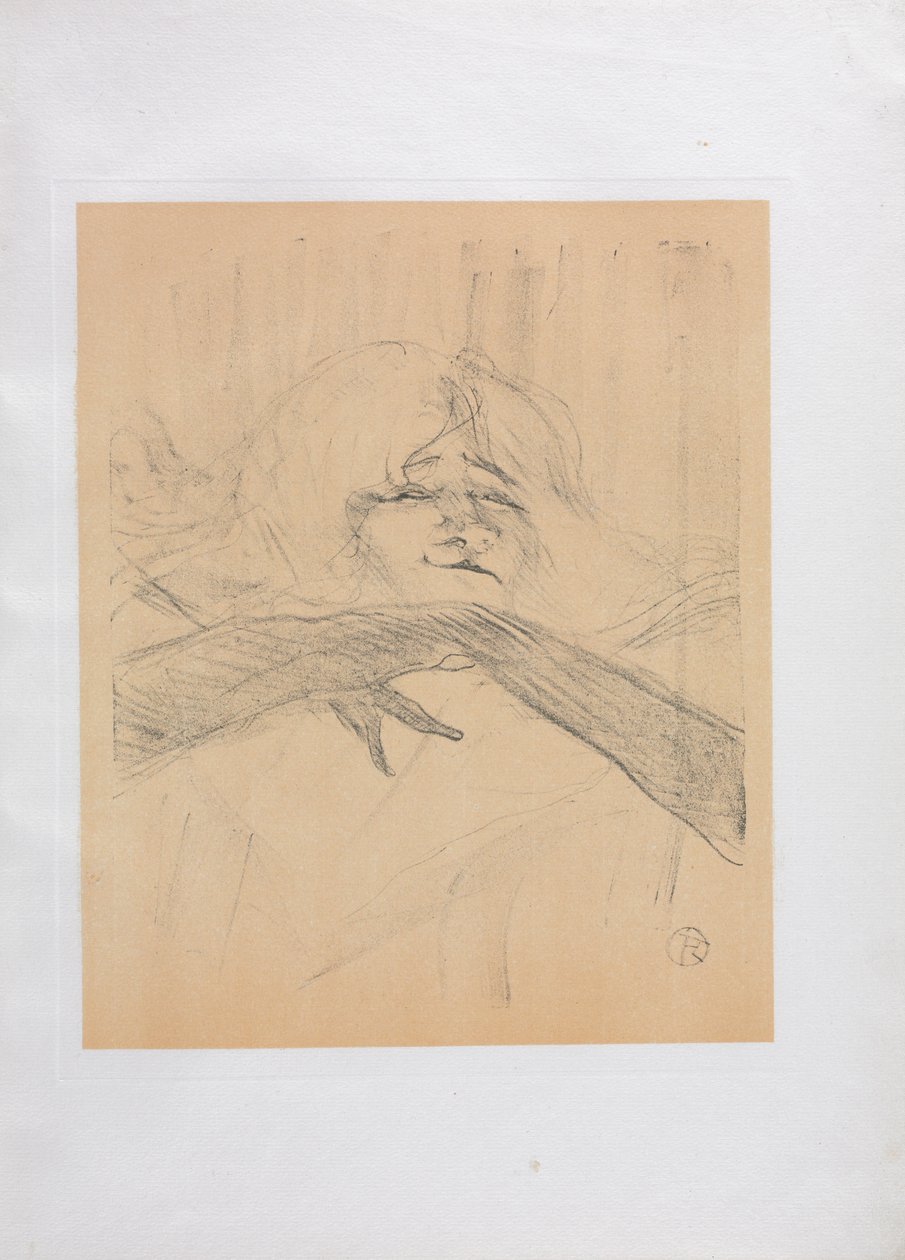 Yvette Guilbert-englanninkielinen sarja: Linger Longer Loo, 1898. tekijältä Henri de Toulouse Lautrec