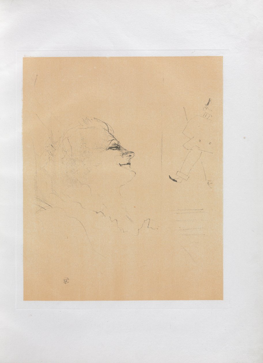 Yvette Guilbert-englanninkielinen sarja: Pessima, 1898. tekijältä Henri de Toulouse Lautrec