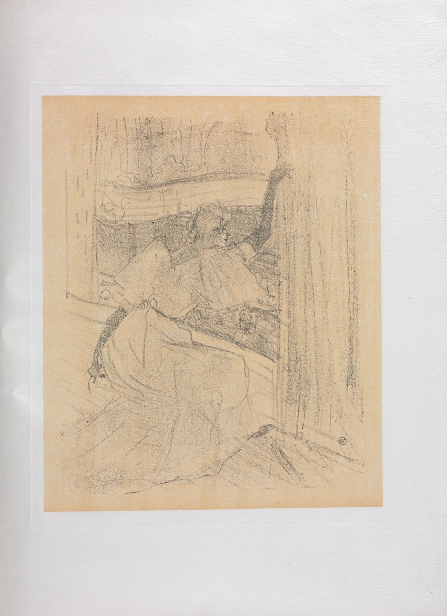 Yvette Guilbert-englanninkielinen sarja: Tervehdys yleisölle tekijältä Henri de Toulouse Lautrec