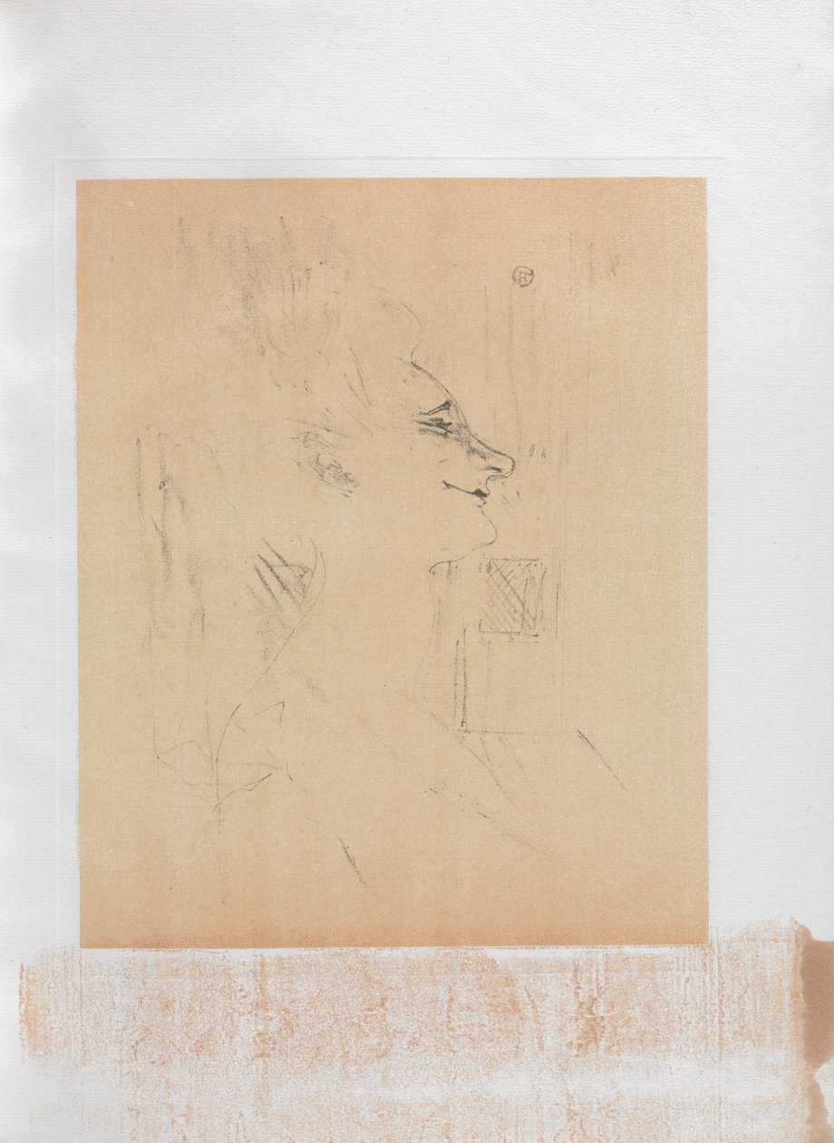 Yvette Guilbert-englanninkielinen sarja: Soularde, 1898. tekijältä Henri de Toulouse Lautrec