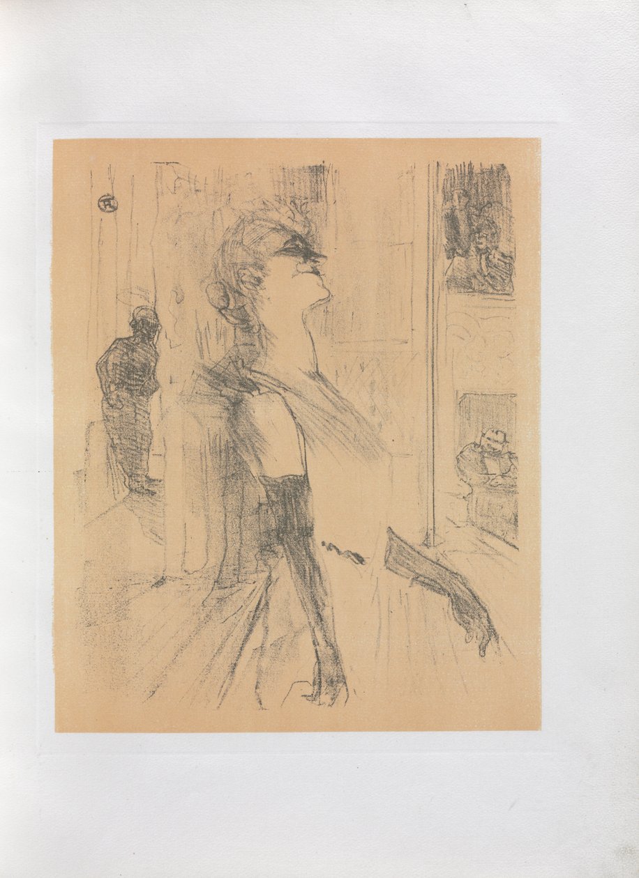 Yvette Guilbert - Englanti-sarja: Lavalla tekijältä Henri de Toulouse Lautrec