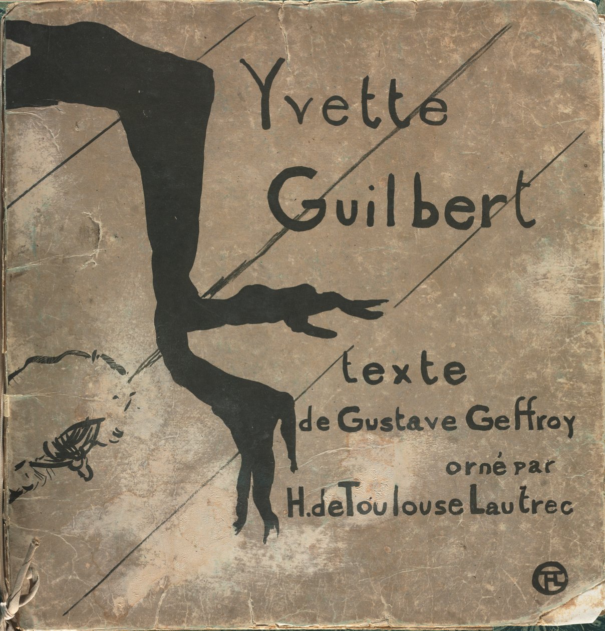 Sèrie Yvette Guilbert-French: Coverfinnish tekijältä Henri de Toulouse Lautrec