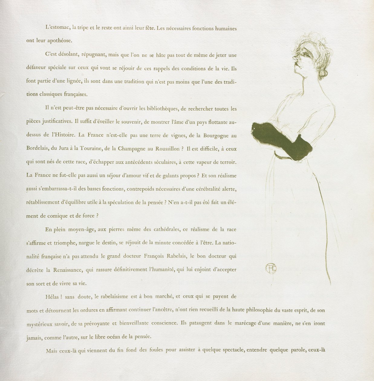 Yvette Guilbert-French-sarja: nro 10, 1894. tekijältä Henri de Toulouse Lautrec