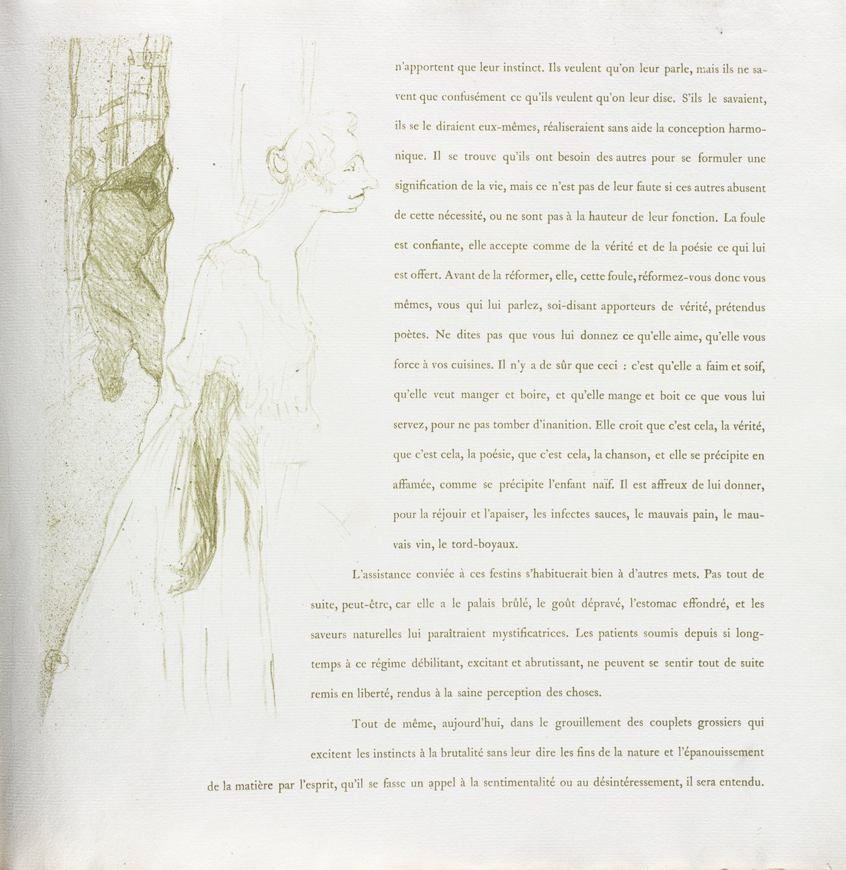 Yvette Guilbert-French-sarja: nro 11, 1894. tekijältä Henri de Toulouse Lautrec