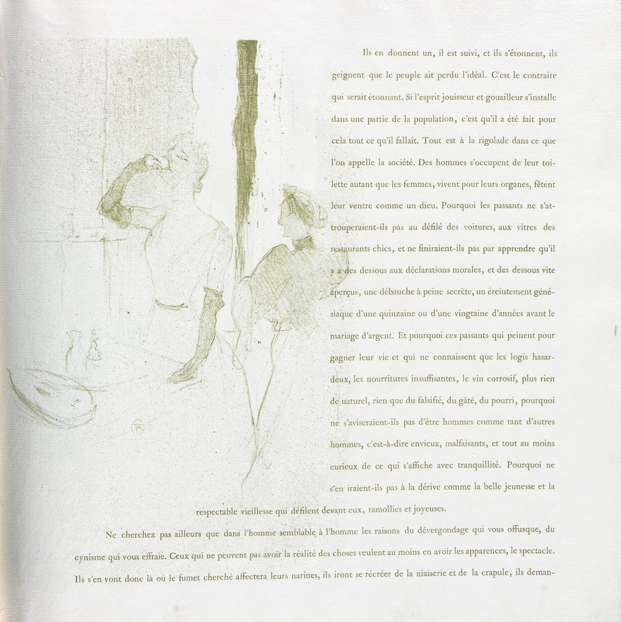 Yvette Guilbert-French-sarja: nro 14, 1894. tekijältä Henri de Toulouse Lautrec