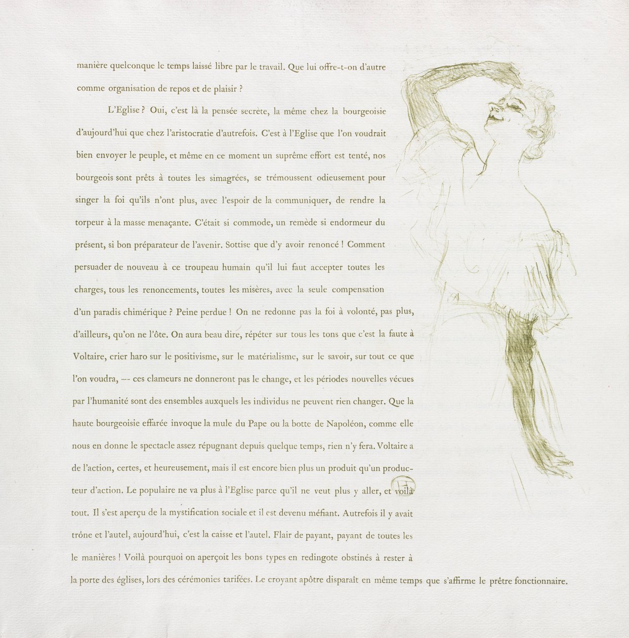 Yvette Guilbert-French-sarja: nro 7, 1894. tekijältä Henri de Toulouse Lautrec