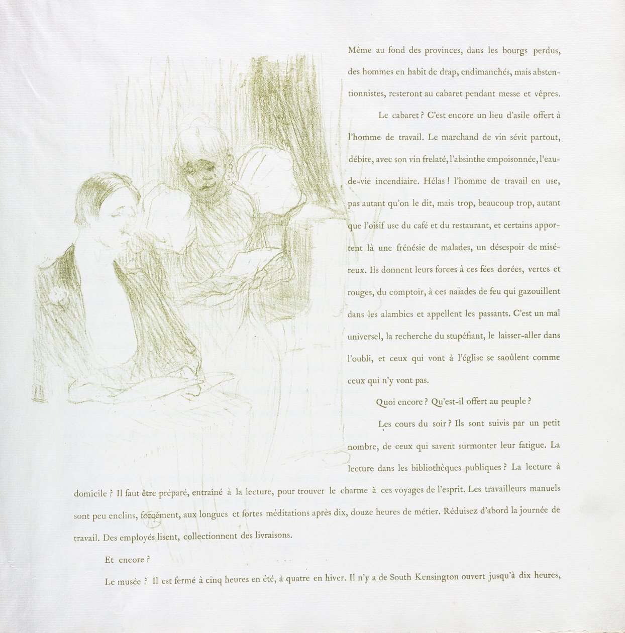Yvette Guilbert-French-sarja: nro 8 tekijältä Henri de Toulouse Lautrec