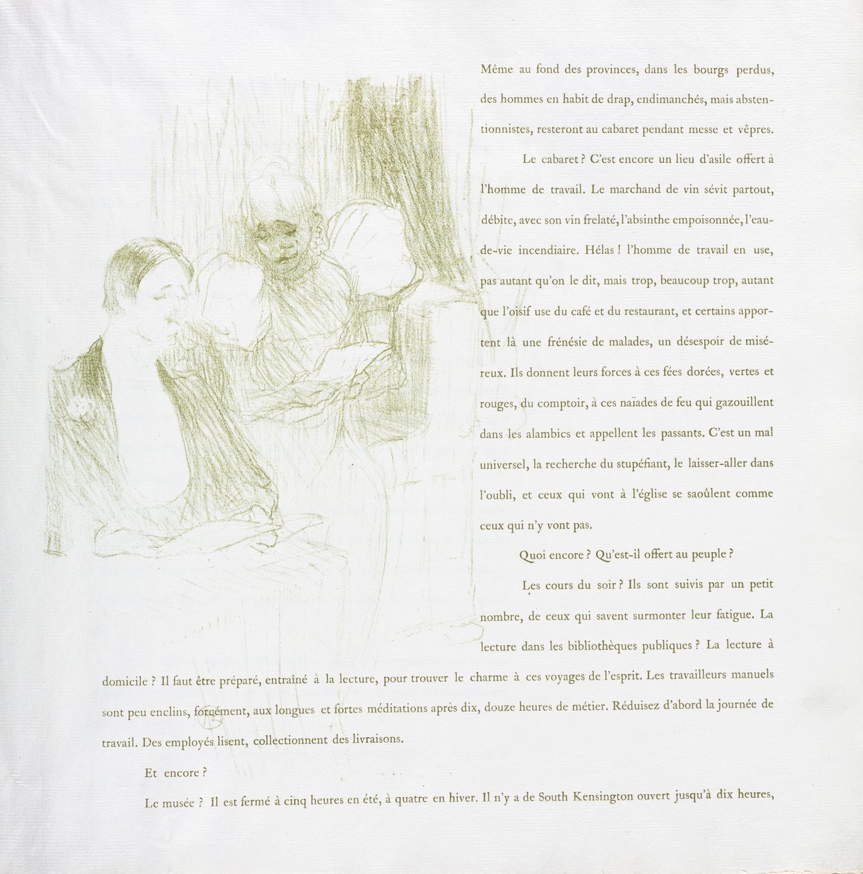 Yvette Guilbert-French-sarja: nro 8, 1894. tekijältä Henri de Toulouse Lautrec