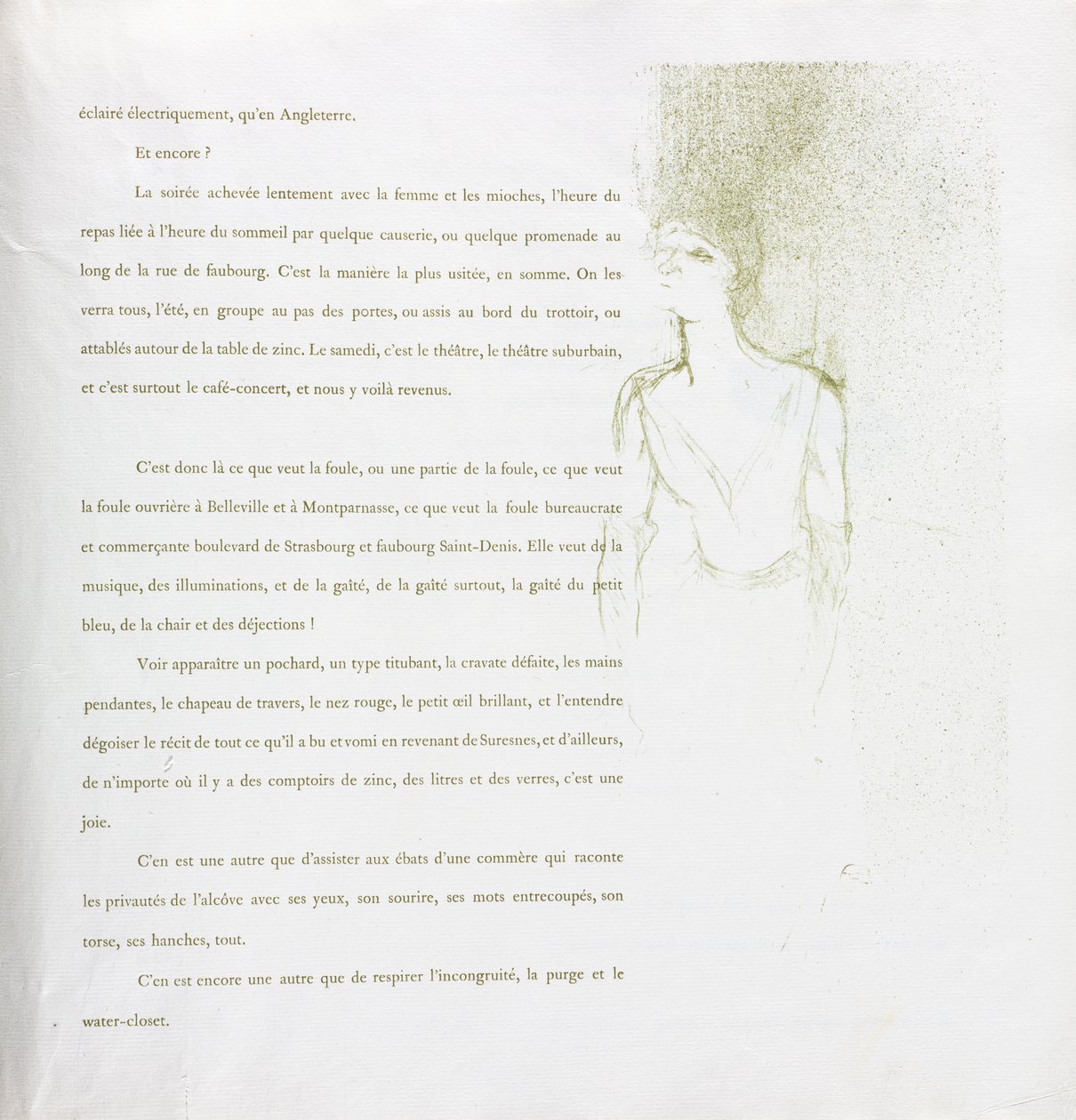 Yvette Guilbert-French-sarja: nro 9 tekijältä Henri de Toulouse Lautrec