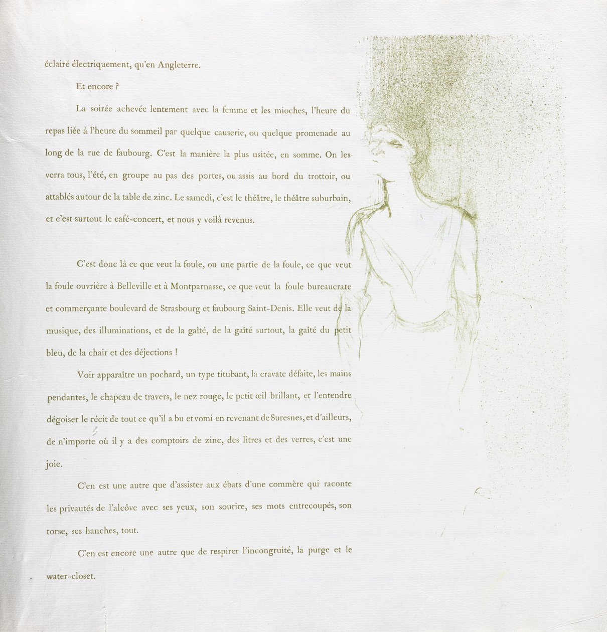 Yvette Guilbert-French-sarja: nro 9, 1894. tekijältä Henri de Toulouse Lautrec