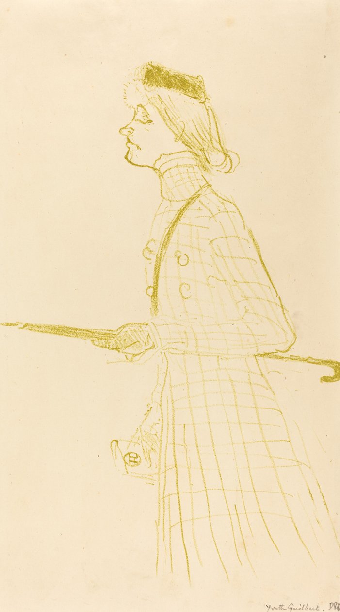 Yvette Guilbert tekijältä Henri de Toulouse Lautrec