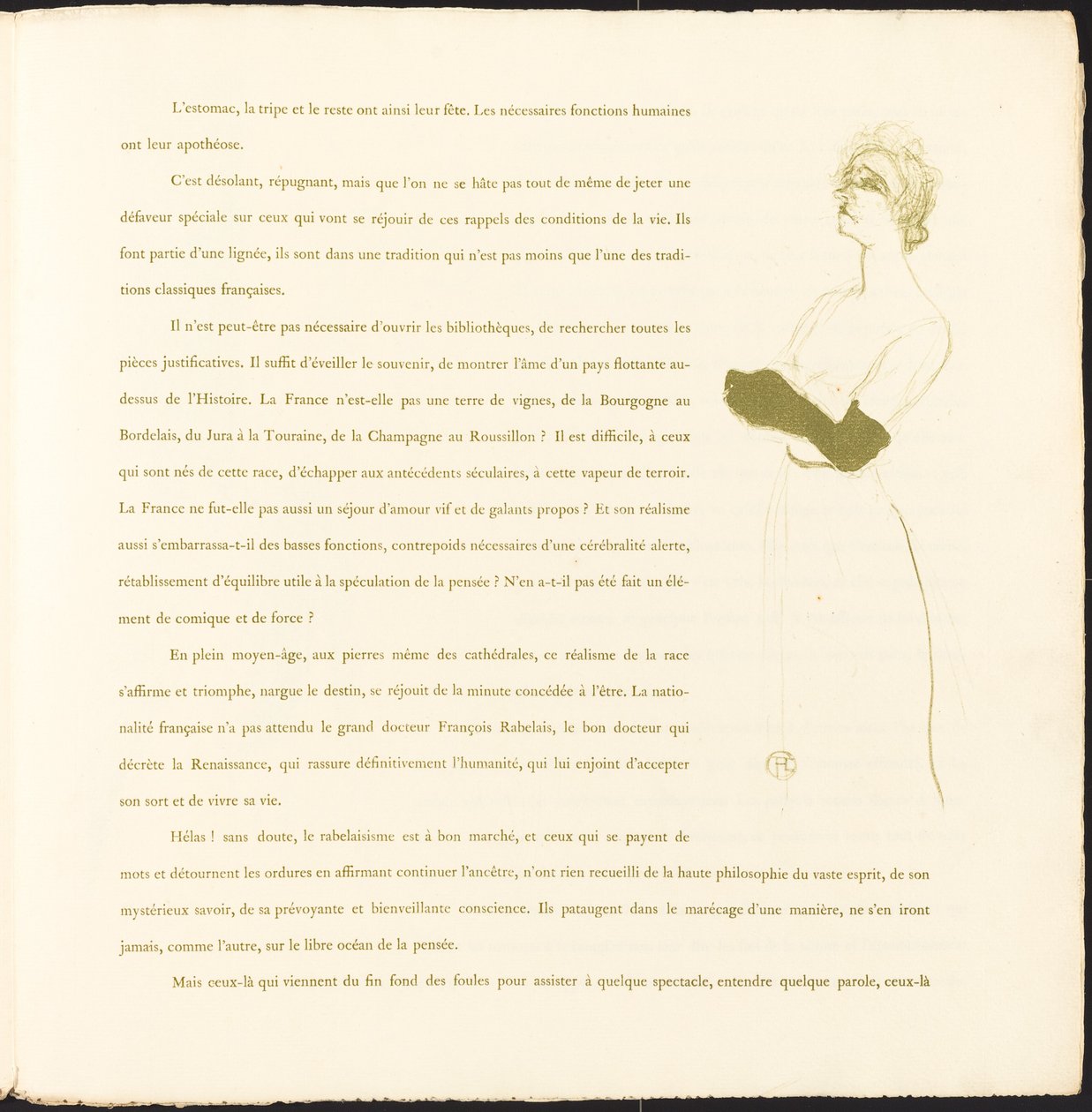 Yvette Guilbert tekijältä Henri de Toulouse Lautrec