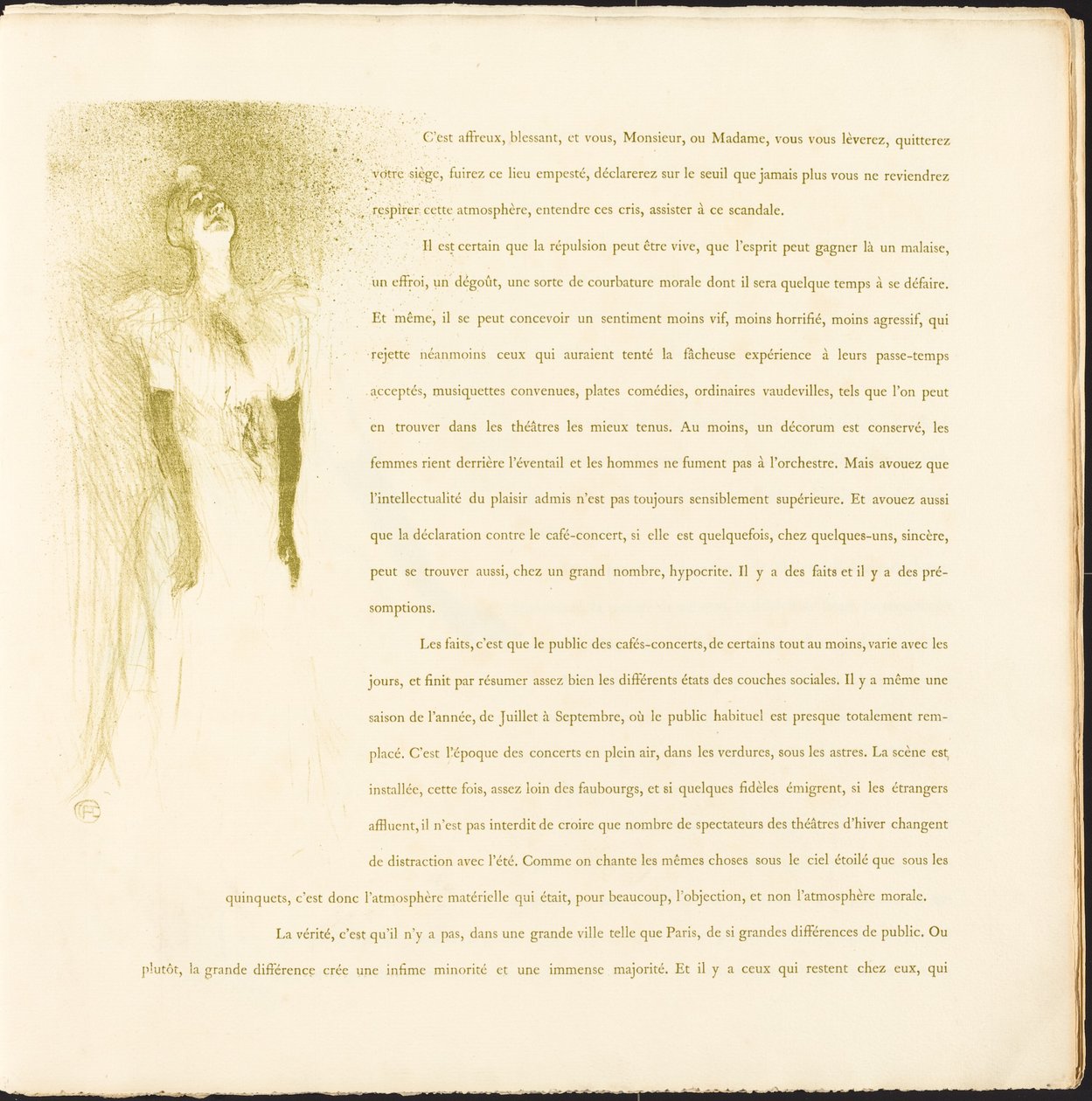 Yvette Guilbert tekijältä Henri de Toulouse Lautrec