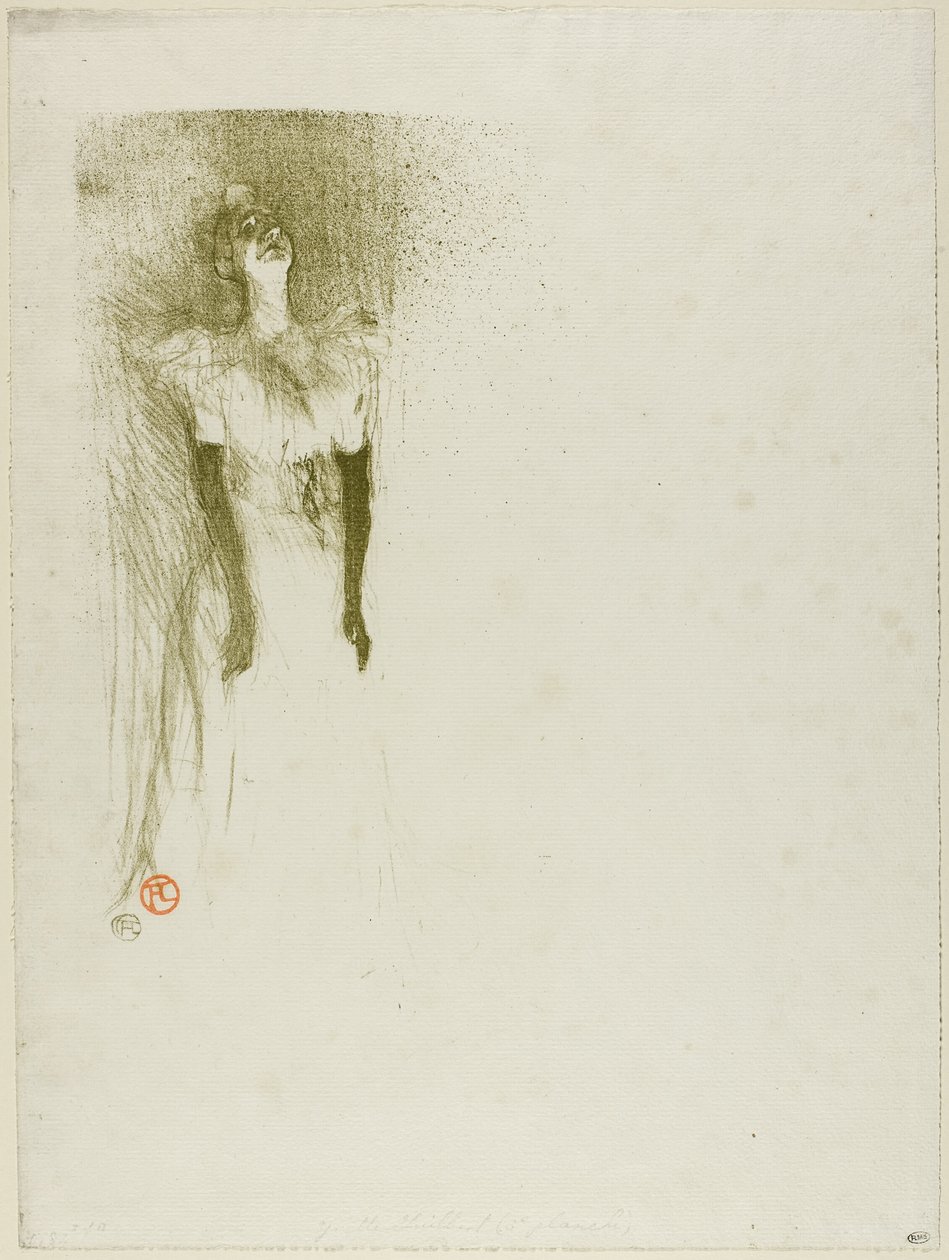 Yvette Guilbert tekijältä Henri de Toulouse Lautrec