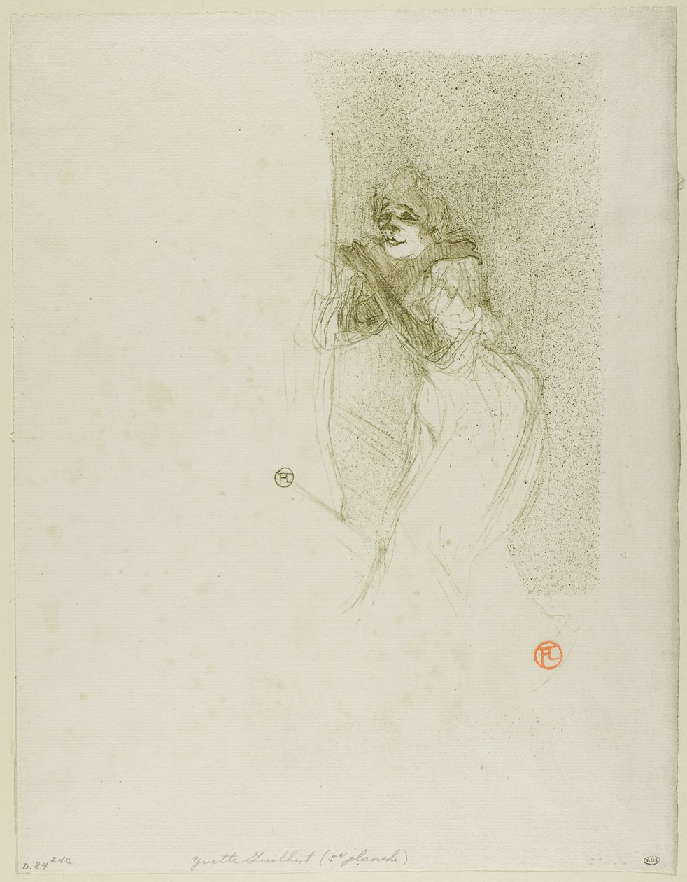 Yvette Guilbert tekijältä Henri de Toulouse Lautrec