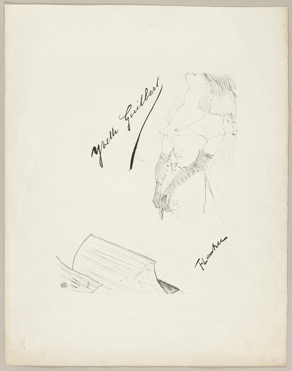 Yvette Guilbert tekijältä Henri de Toulouse Lautrec