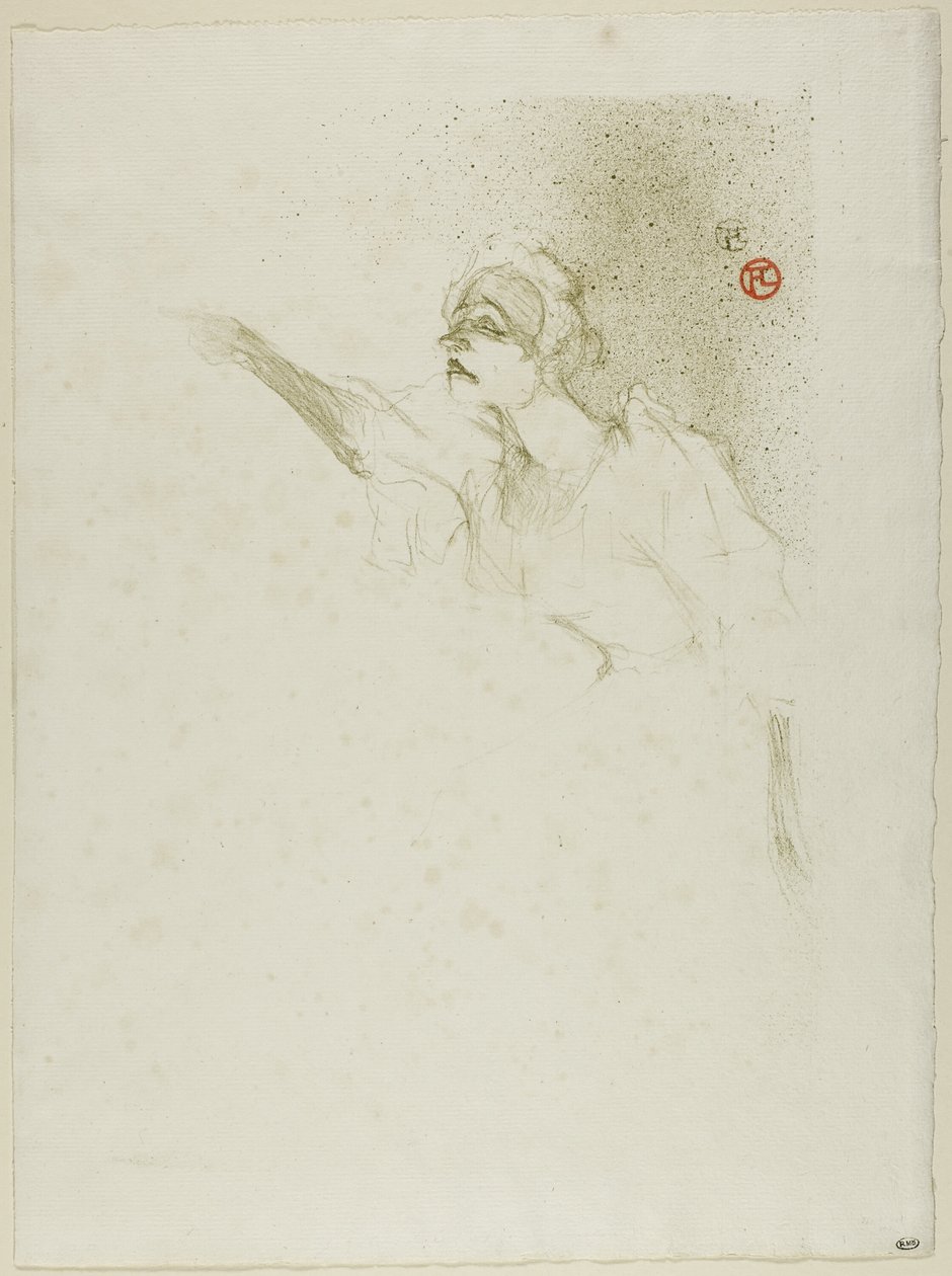 Yvette Guilbert tekijältä Henri de Toulouse Lautrec