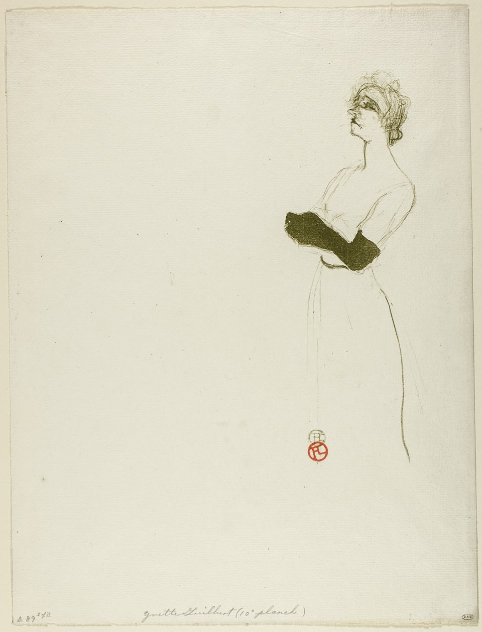 Yvette Guilbert tekijältä Henri de Toulouse Lautrec
