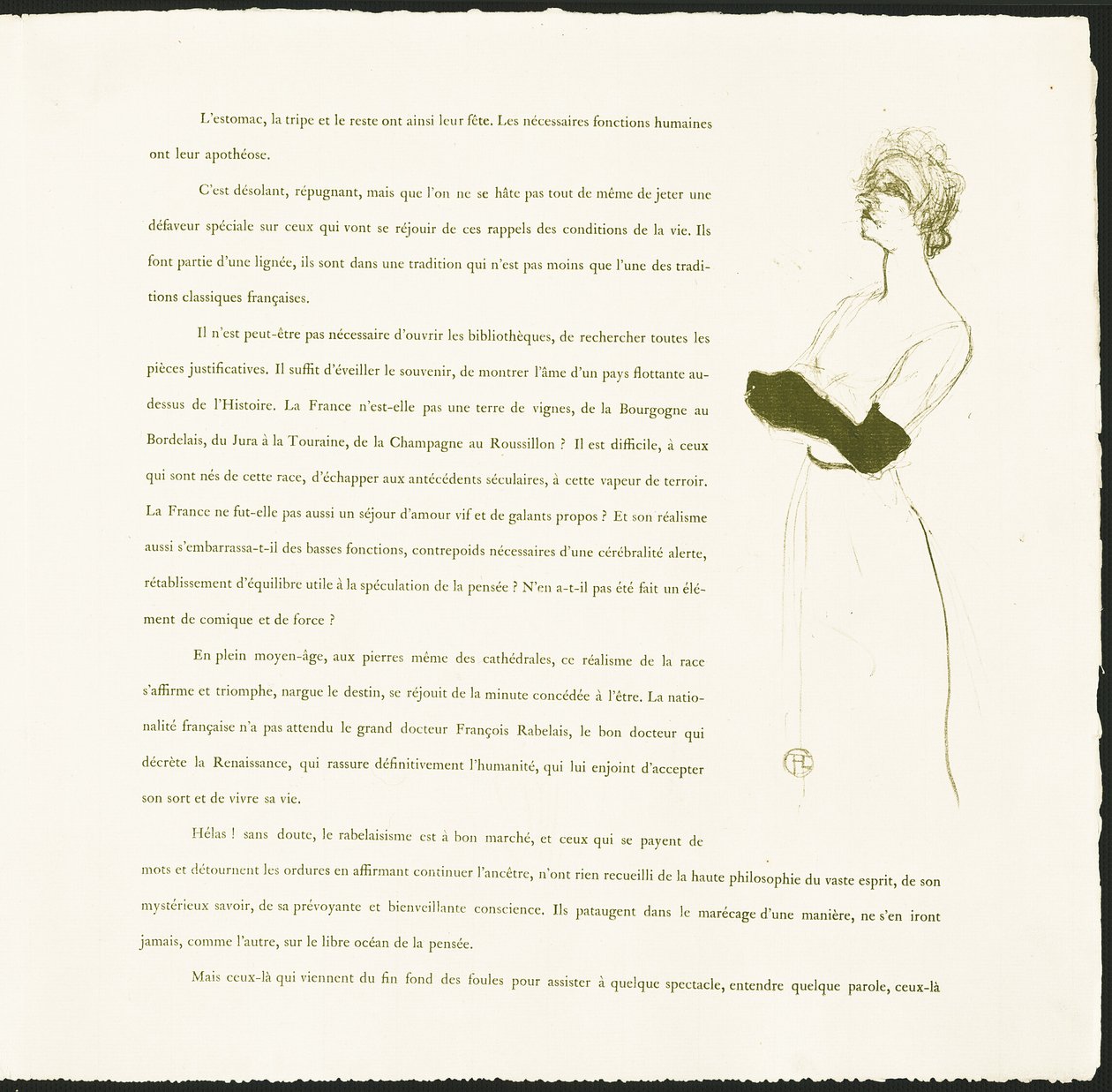 Yvette Guilbert tekijältä Henri de Toulouse Lautrec