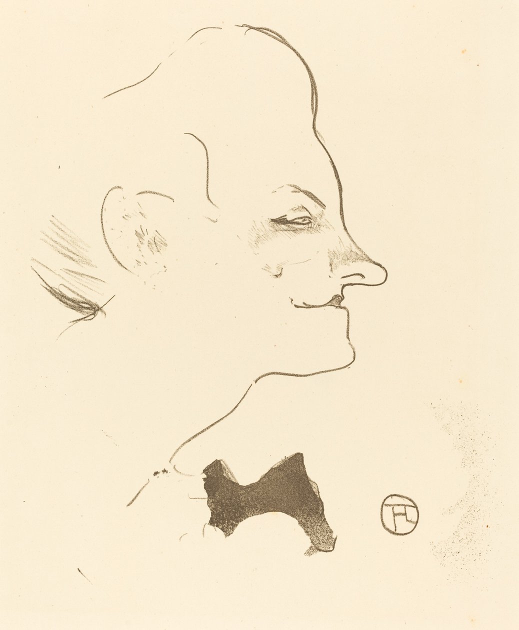 Yvette Guilbert, 1893. tekijältä Henri de Toulouse Lautrec