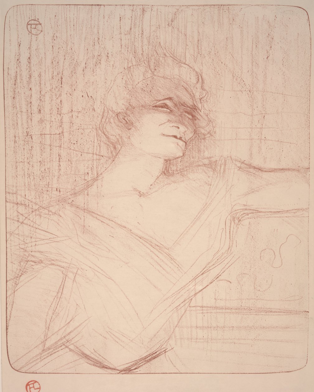Yvette Guilbert, La Glu tekijältä Henri de Toulouse Lautrec
