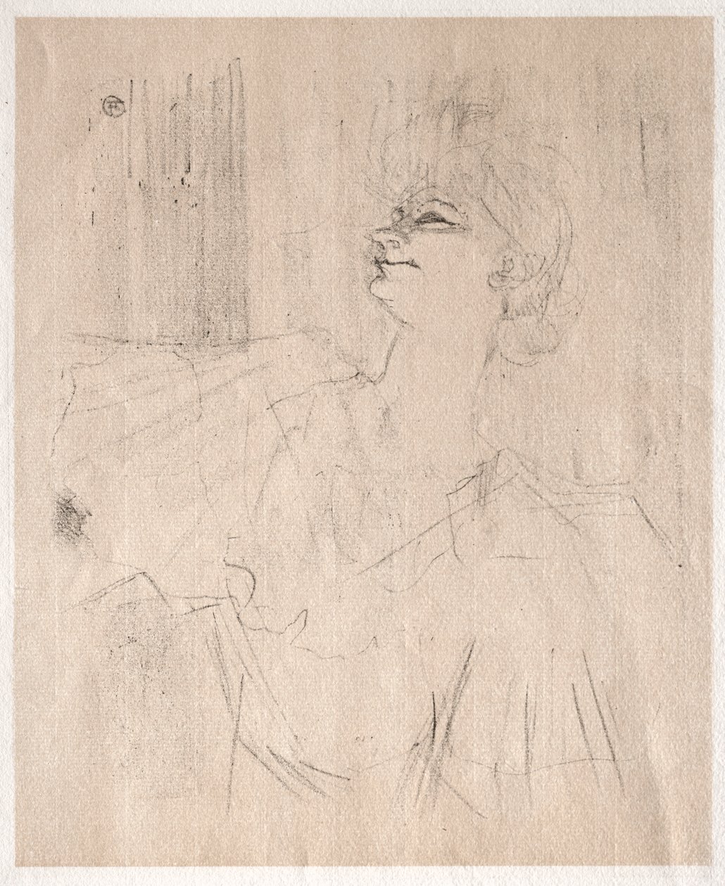 Yvette Guilbert: Ménilmontantissa, Bruantista tekijältä Henri de Toulouse Lautrec
