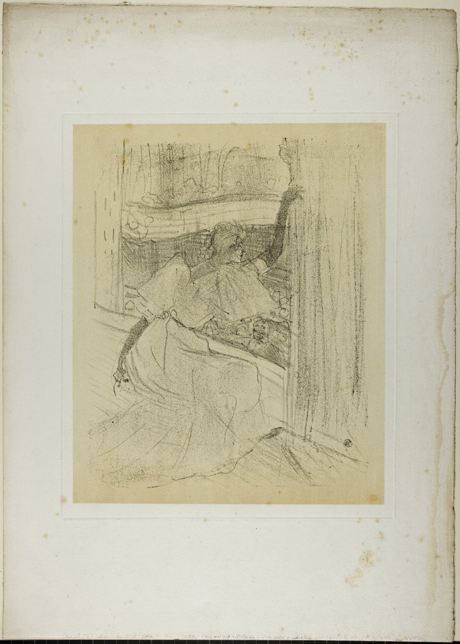 Yvette Guilbert ottaa jousen, Yvette Guilbertiltä tekijältä Henri de Toulouse Lautrec