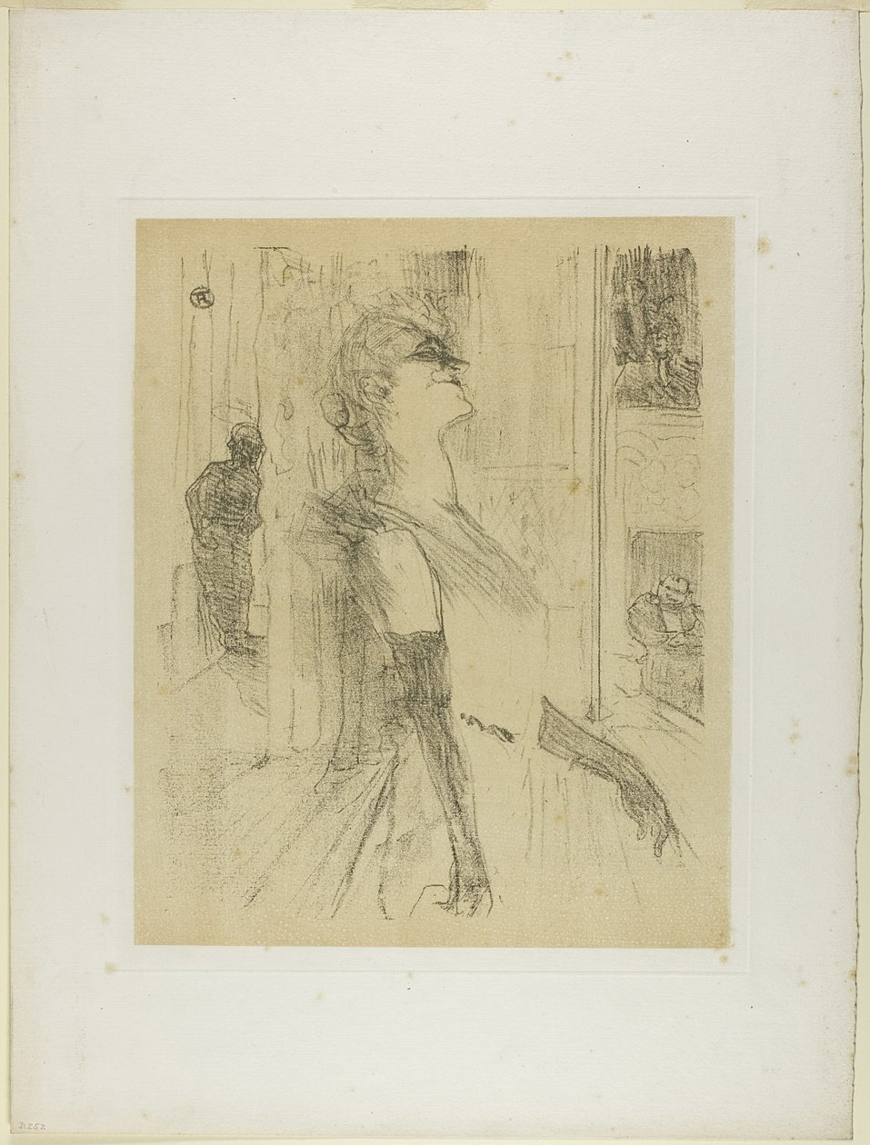 Yvette Guilbert lavalla, Yvette Guilbertiltä tekijältä Henri de Toulouse Lautrec