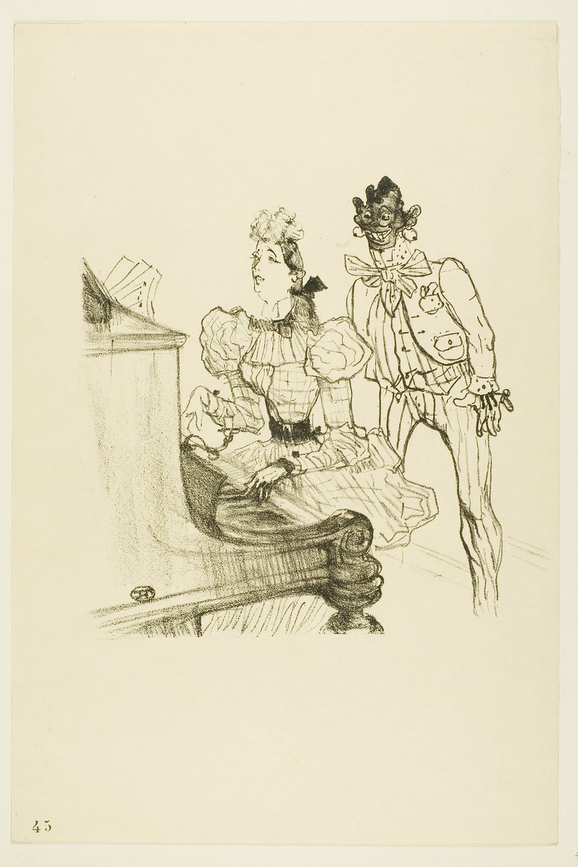 Zamboula-Polka tekijältä Henri de Toulouse Lautrec
