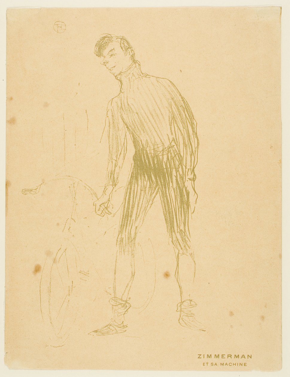 Zimmerman i la seva màquina finlandesa tekijältä Henri de Toulouse Lautrec