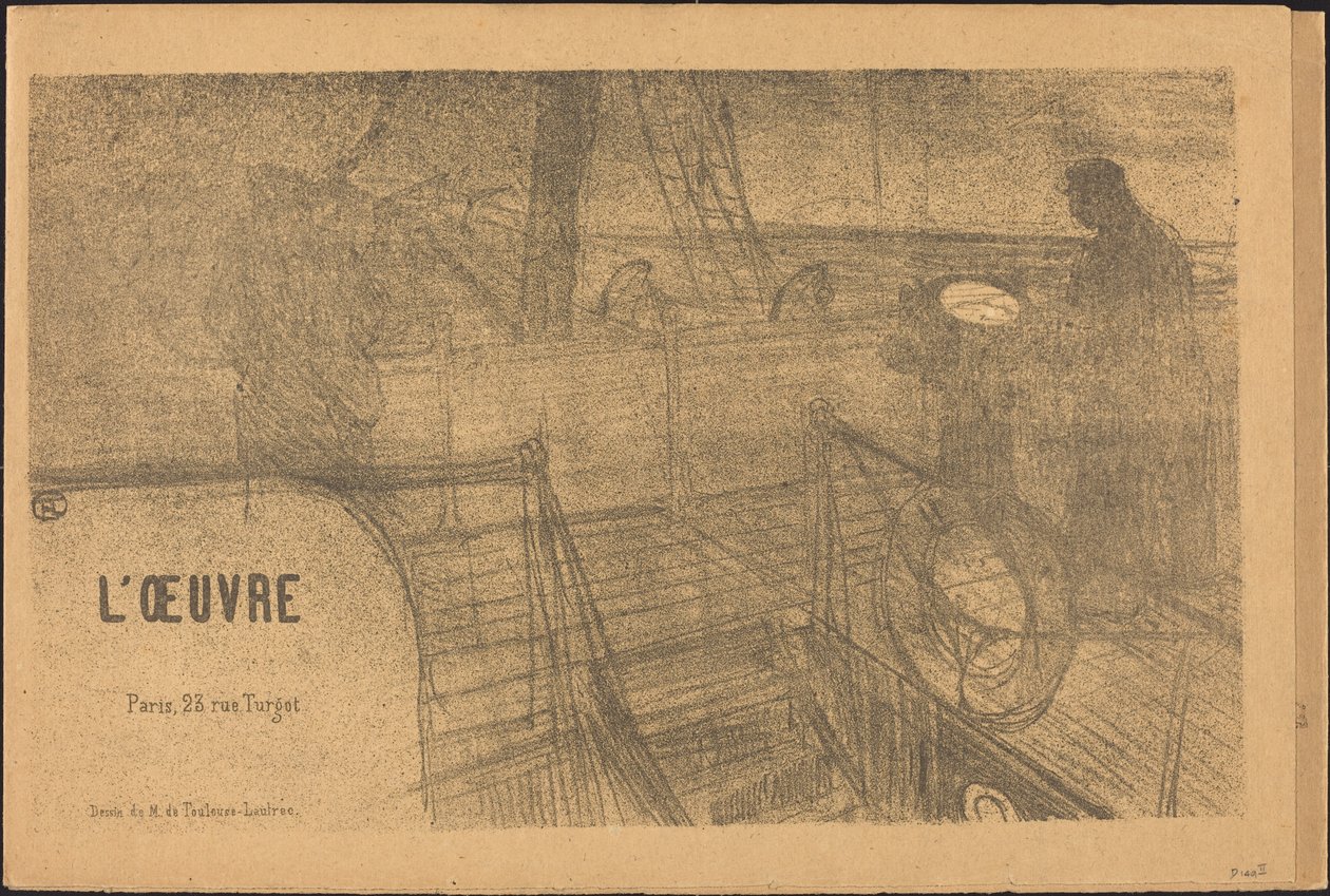 Työn esiteohjelma tekijältä Henri de Toulouse Lautrec, Félix Vallotton, Antonio