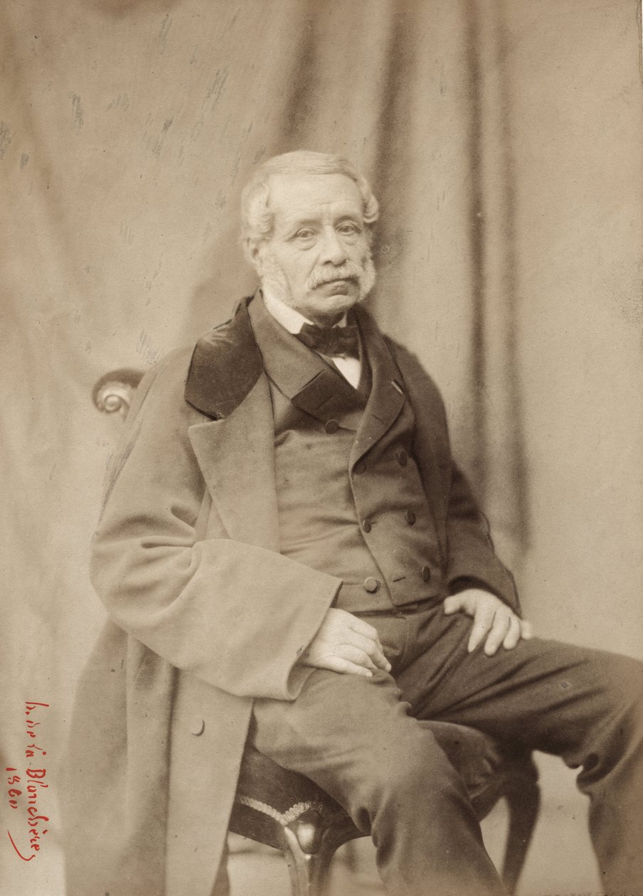 Sumu, valokuva: Henri de la Blanchere (1821-1880), 39 boulevard des Capucines Paris vuonna 1839 (m/w kuva) tekijältä Henri de la Blanchere