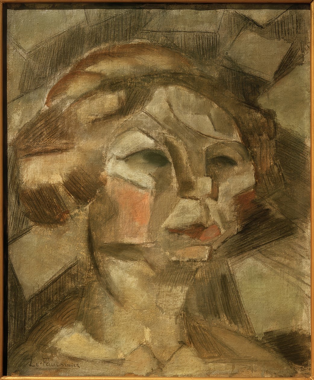 Studie für den Kopf von L’abondance tekijältä Henri Victor Gabriel Le Fauconnier